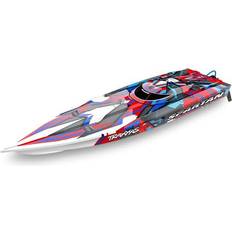 Traxxas Spartan 2.4GHz TSM VXL-6S Marine Velineon 540XL Red R TRX57076-4-REDR