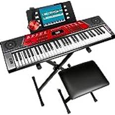 Keyboards Rockjam 61 Key Keyboard Bundle Pack