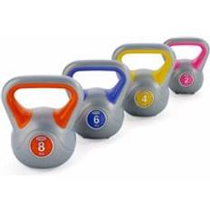 York Vinyl Kettlebell Set 2,4,6,8kg