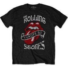 ROCK OFF Rolling stones t-shirt europe 82 tour men's black