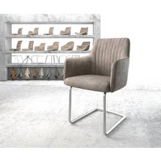 DeLife Vintage Cantilever Taupe Kontorstol 86cm