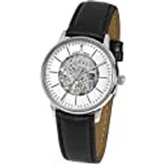 N-207ZA Retro Classic Sølvfarvet/Læder Ø38 mm