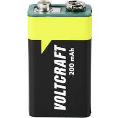 Voltcraft Akut ja Laturit Voltcraft 9 V lohkoparisto NiMH 8,4 V 200 mAh 1 kpl 1 kpl