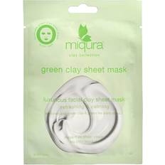 Miqura Ansigtsmasker Miqura Green Clay Sheet Mask