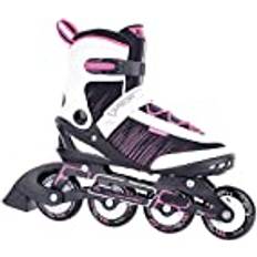 FUNAKTIVE Inliner Damen Peer Lady 3, Inlineskates schwarz-pink, verstellbare Rollschuhe, Rollerblades Gr