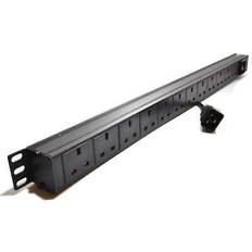 Dynamode 12-way vertically mounted rackmount iec20 pdu-uk sockets/pdu-12ws-v-uk-iec20