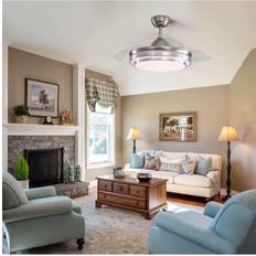 Living and Home 3 Blade Contemporary Fan Light