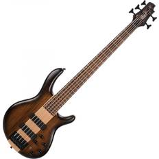 Cort C5 Plus OVMH 5-String Bass, Antique Brown Burst