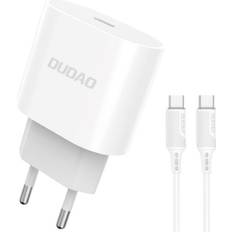 Dudao Batterier & Opladere Dudao Galaxy S23 Laddare 1M Kabel & Väggladdare 20W