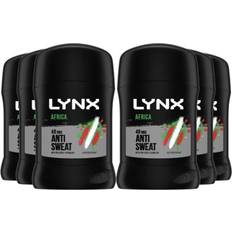 Lynx Sticks Deodorants Lynx africa 48-hour sweat protection anti-perspirant stick, 6x50ml