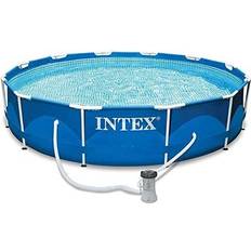 28212UK Metal Frame Pool Set, Blue, 12 ft x 30-Inch