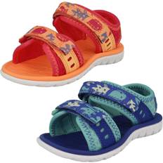 Clarks Girls Sandals Clarks Girls surfing moon aqua or berry casual sandals