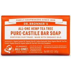 bronner fairtrade pure tea tree castile soap 140g cruelty