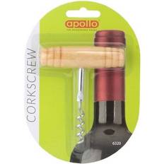 Wood Corkscrews Apollo with Handle Corkscrew