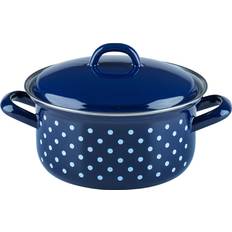 Riess Dirndl 1 L Cooking Pot with Lid Blue 16 cm
