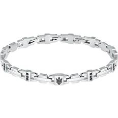 Maserati Iconic Bracelet - Silver/Black