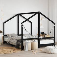 Kid's Room vidaXL Kids Bed Frame Black 2x80x200 cm