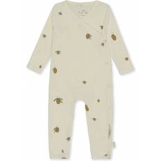 Yellow Jumpsuits Konges Sløjd Organic Cotton Jersey Romper - Lemon