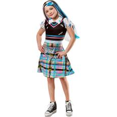 Pelucas Largas Monster High Peluca Frankie Stein talla Standard para Carnaval, Navidad, Fiestas y Halloween