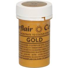 Sugarflair Satin Pastafarve, Gold Kagedekoration