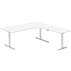Møbler Ergoff hæve-sænkebord højrevendt 200x200cm Skrivebord