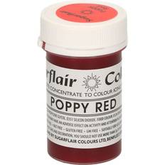 Sugarflair Pastafarve, Poppy Red Kagedekoration
