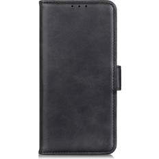 Samsung s22 læder cover MAULUND Samsung Galaxy S22 Blødt Læder Cover m. Pung Sort
