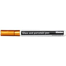 Guld Glas- & Porcelænspenne Panduro Hobby Glas Og Porcelænspen Guld