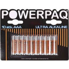 AGK PowerPaq AAA Ultra Alkaline batterier 10-pak