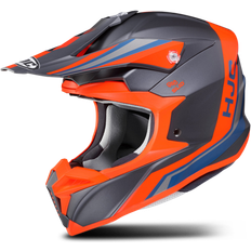 HJC i50 Flux MX Helmet - Grey/Orange