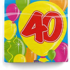 Cheap Paper Napkins Servietten Ballon 40 Party Servietten