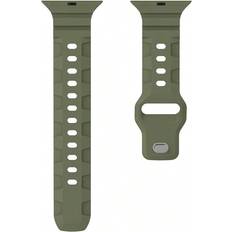 Shein 1pc Men Women Apple Watch Bands Green Sport Silicone Strap Band 44mm Smart