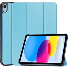 Ipad fodral läder MAULUND iPad 10.9" PU Läder Fodral Himmelsblå