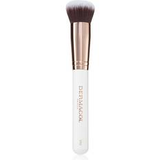 Guldiga Sminkborstar Dermacol Foundation & Powder Brush D52 Rose Gold Pinsel fr Make-up und Puder