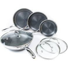 Hybrid Nonstick 7-Piece Pan Set 20 25 30 cm