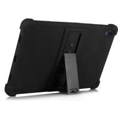 P11 5g Lenovo Tab P11/P11 (5G) Plus Silicone Cover With Stand - Black