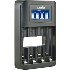 Jupio Batterien & Akkus Jupio USB Battery Fast Charger LCD 4 Schächte