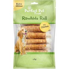 Perfect Pet Rawhide Tuggrulle Chicken Wrap 18 15-pack