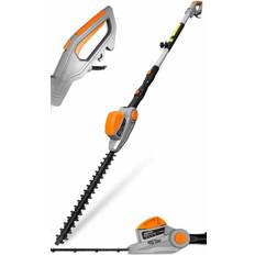 Terratek 550W Telescopic Hedge Cutter Long-Reach Corded Hedge Trimmer