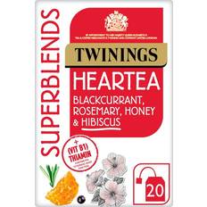 Twinings Food & Drinks Twinings superblends heartea tea blackcurrant & 20 40g 20pcs