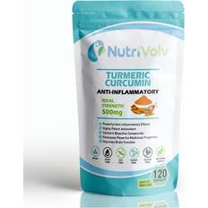 Vitamins & Supplements NutriVolv Turmeric Curcumin 500mg 120 pcs