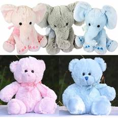 Elephant Soft Toys Advanta Blue The Magic Toy Shop Plush Super Soft Teddy Bear Cuddly Toy