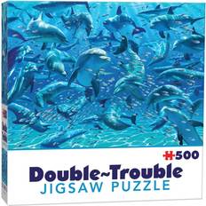 Cheatwell Double-Trouble Puzzles Dolphins Jigsaw Puzzle 500 Pieces