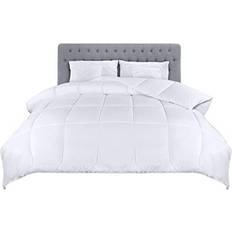 Utopia Bedding Lightweight 4.5 Tog Duvet Cover White (230x220cm)