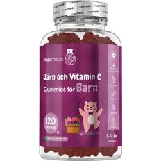 Maxmedix Jern C-vitamin vingummier børn, 120 vingummi vitaminer