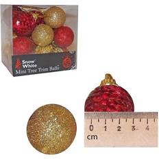 PMS 20 Pack Sequin & Glitter Baubles Christmas Tree Ornament