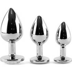 Ann Summers Butt Plugs Sex Toys Ann Summers 3 Piece Metal Butt Plug Set, Silver