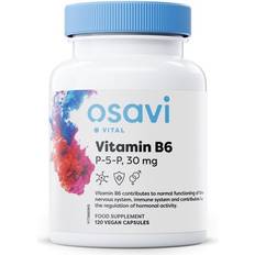 Osavi Vitamin B6 P-5-P 30 mg 120 Veganske Kapsler 30 stk