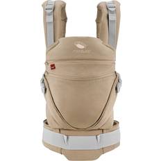 Manduca XT >< Ergonomisk midjeväska och babybärare med justerbar sits för spädbarn från födseln och spädbarn upp till 20 kg, ekologisk bomull monokrom nougat