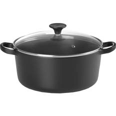 Cookware Le Creuset Satin Black Cast Iron with lid